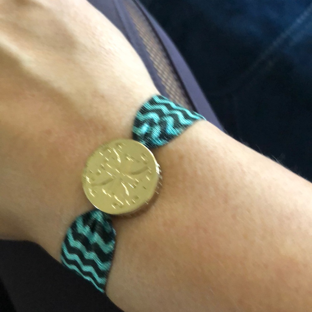 Rustic cuff stretchy braclet - Picture 2 of 2